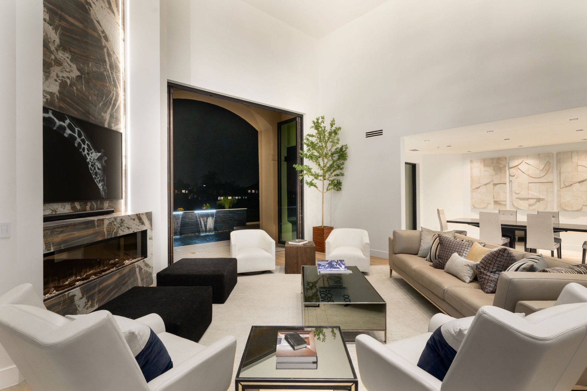 Living Room — Fireplace